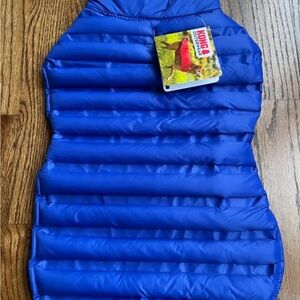 Kong Blue Medium Puffer Jacket Coat with hold for D-ring